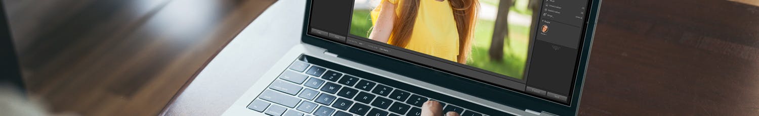 Lightroomin säädöt tietokoneella